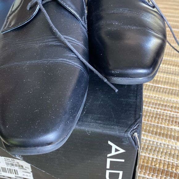 EUC black leather oxfords from Aldo size 11 - Picture 4 of 7